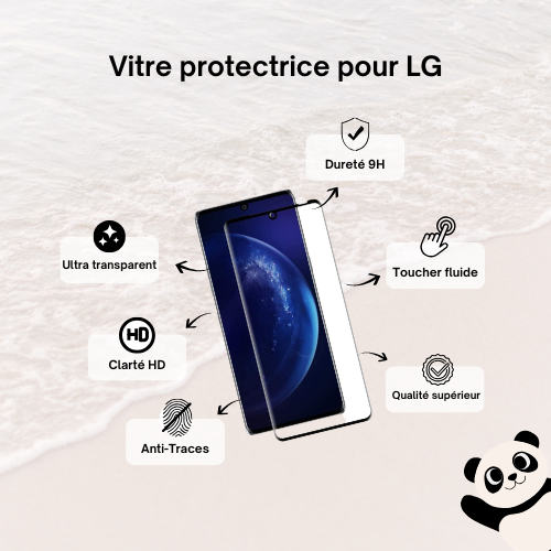 Vitre protectrice LG 9H | Verre trempé anti-rayures ultra transparent – Tous modèles